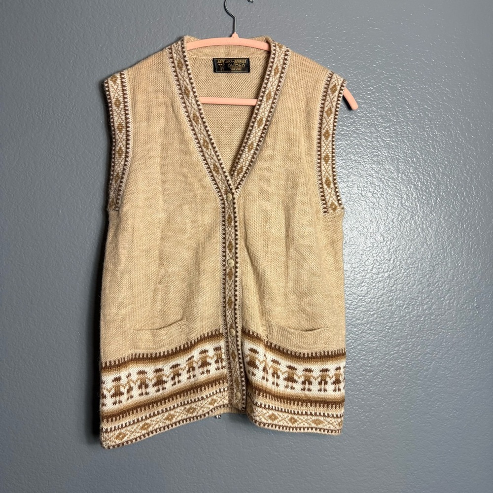 ARTE INKA-BERFASS Alpaca Vest Size L
